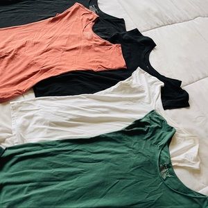 5 “Shade” undershirt style shirts